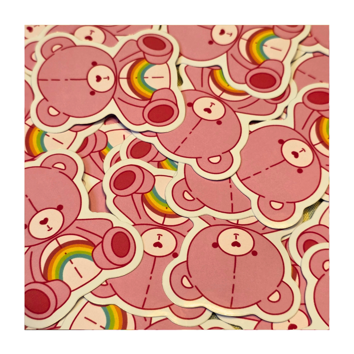 Cheer Bear Plushie Sticker