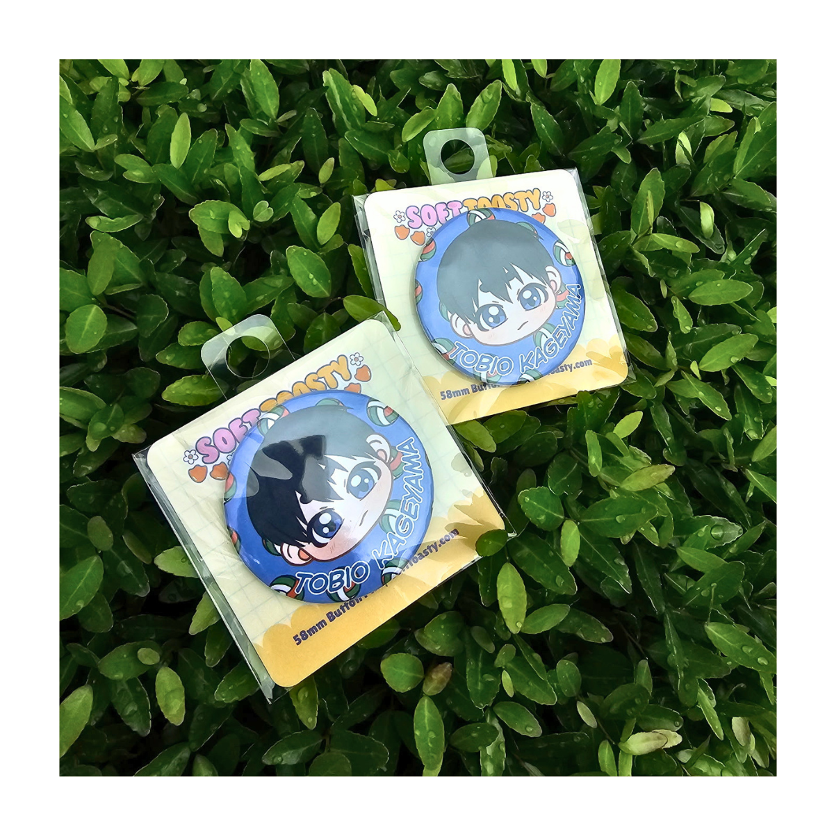 Volleyball Boys Buttons