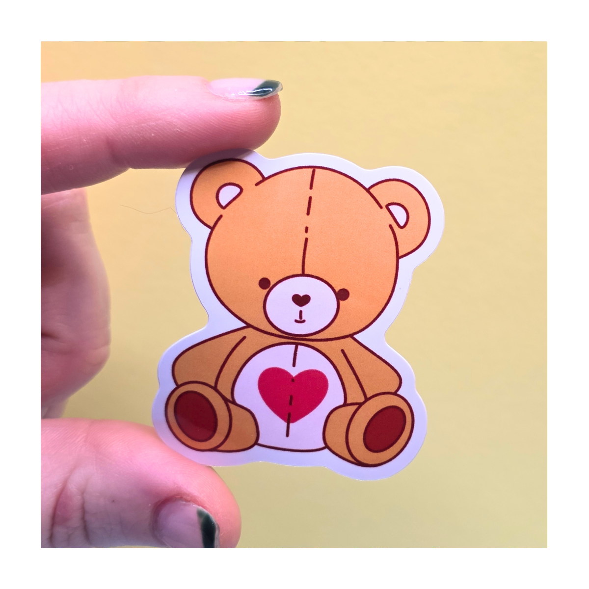 Tenderheart Bear Plushie Sticker