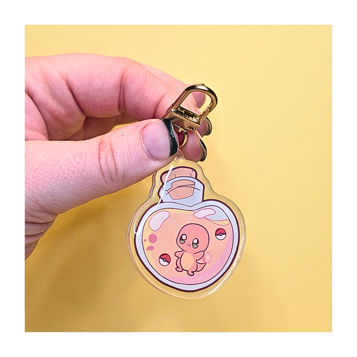 Charmander Potion Bottle Acrylic Keychain