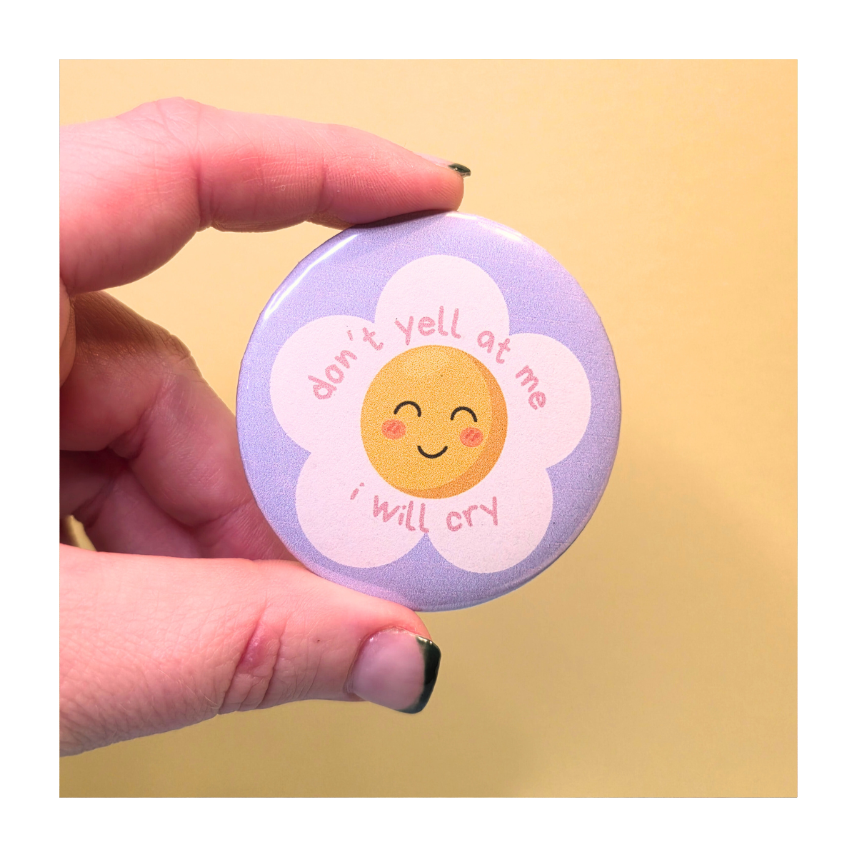 I Will Cry Button