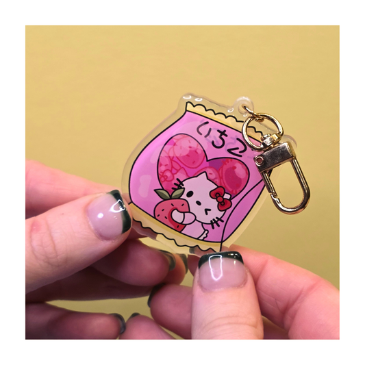 Hello Kitty Gummies Acrylic Keychains