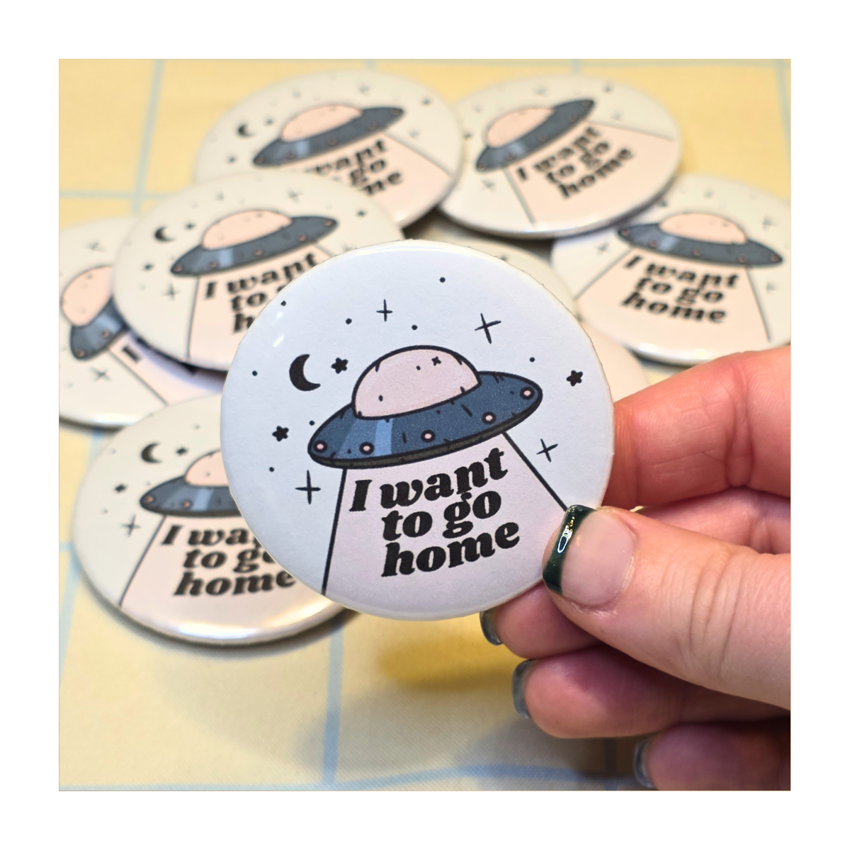 I Wanna Go Home Abduction Button