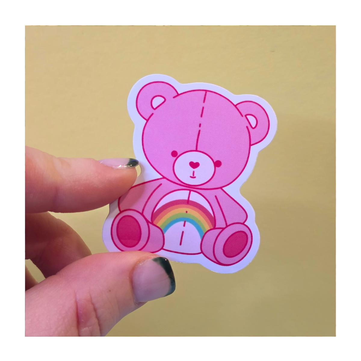 Cheer Bear Plushie Sticker