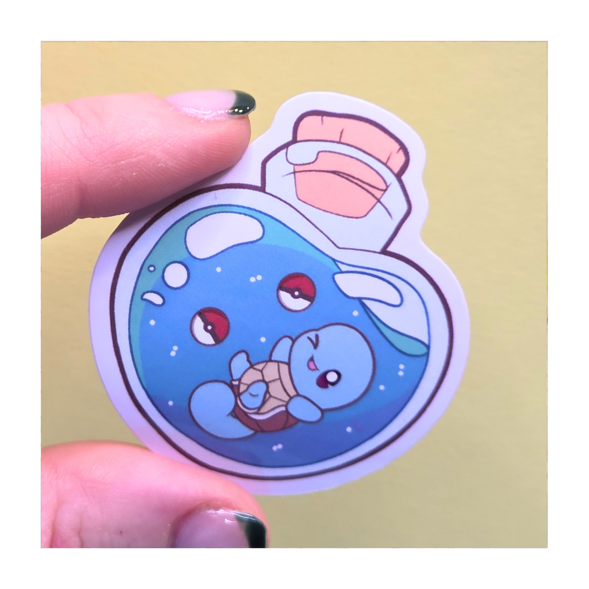 Squirtle Potion Bottle Sticker