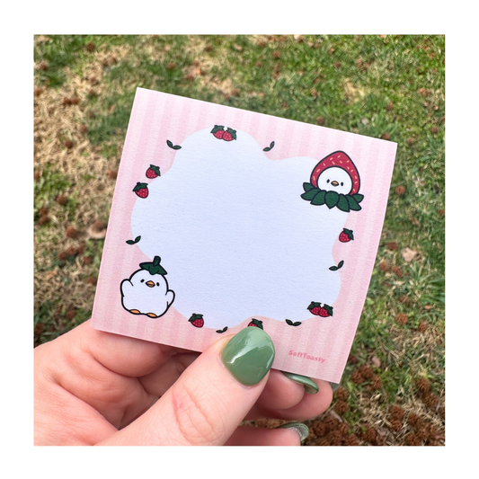 Strawberry Duck Sticky Notes