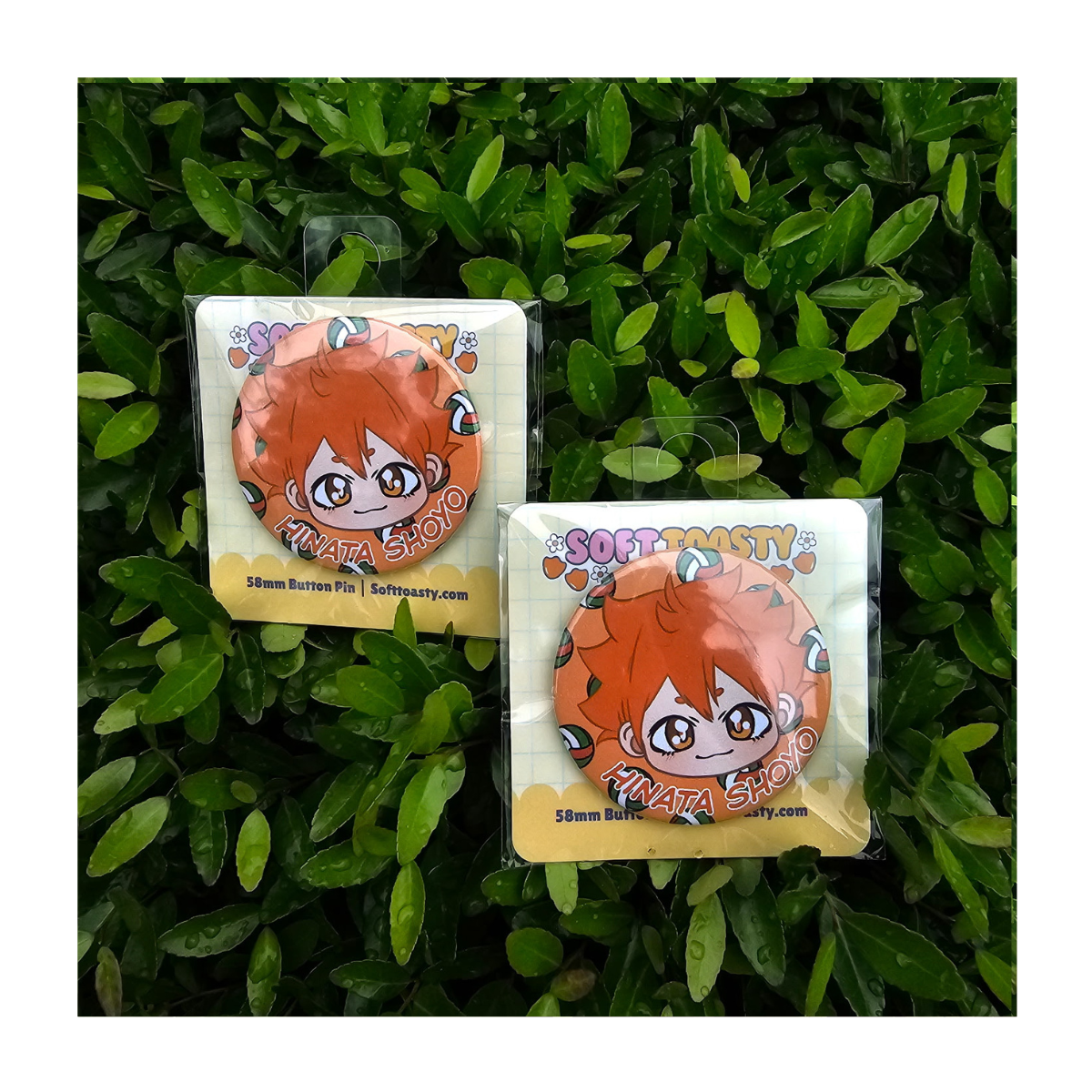 Volleyball Boys Buttons