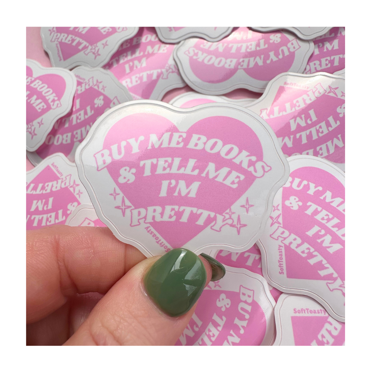 Buy Me Books Sticker