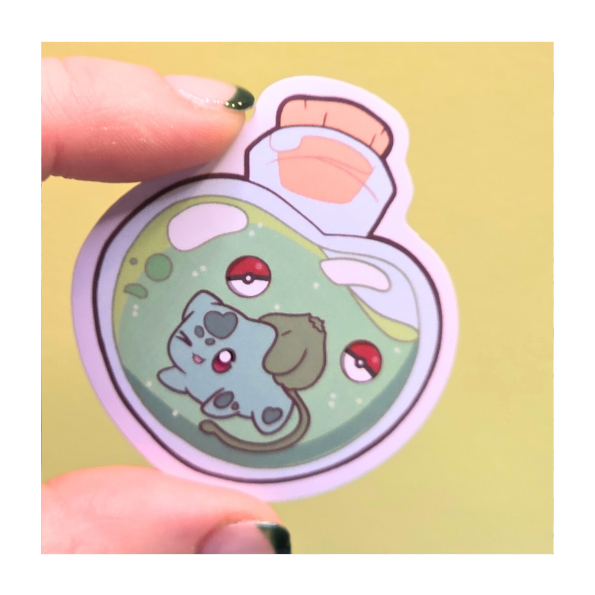 Bulbasaur Potion Bottle Sticker