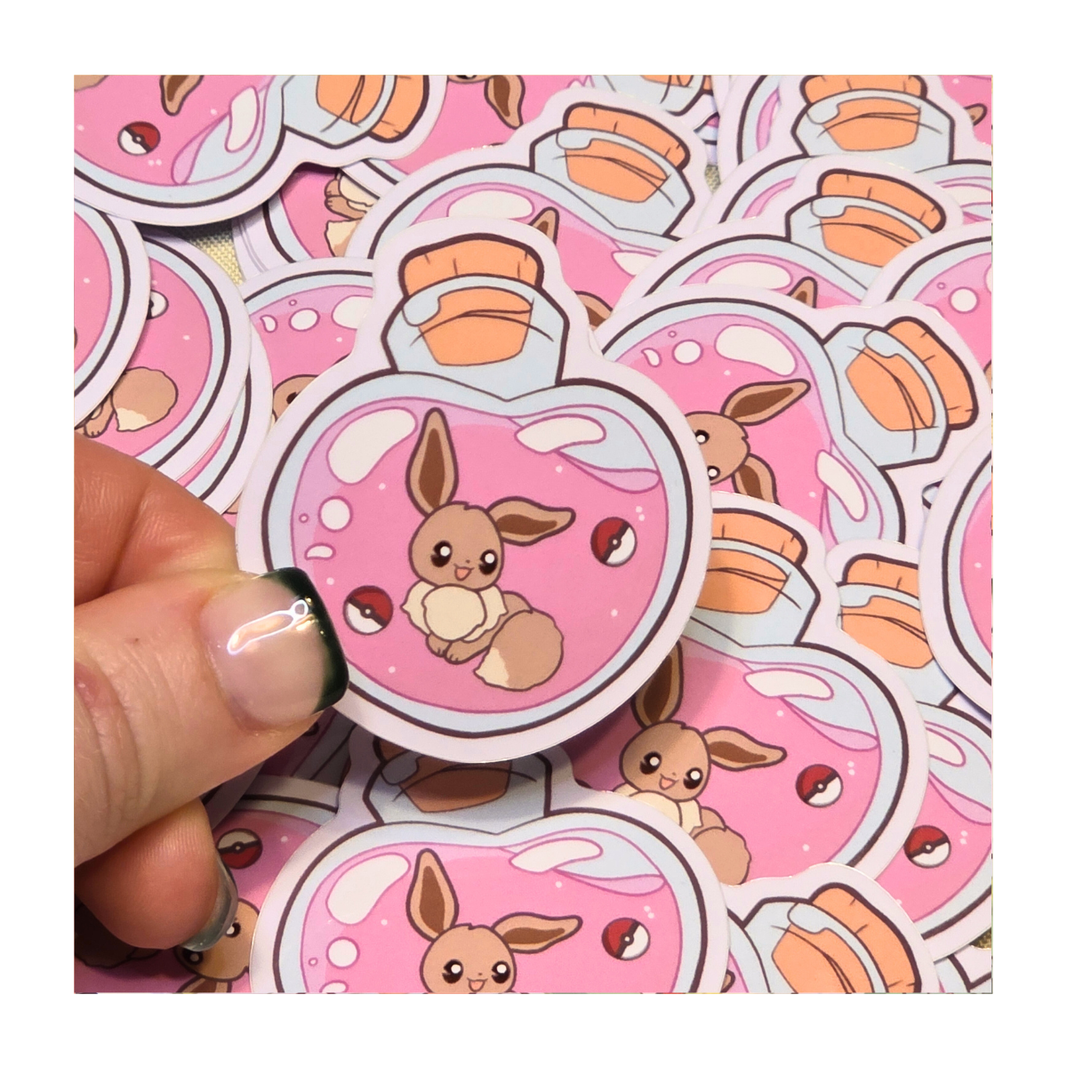 Eevee Potion Bottle Sticker