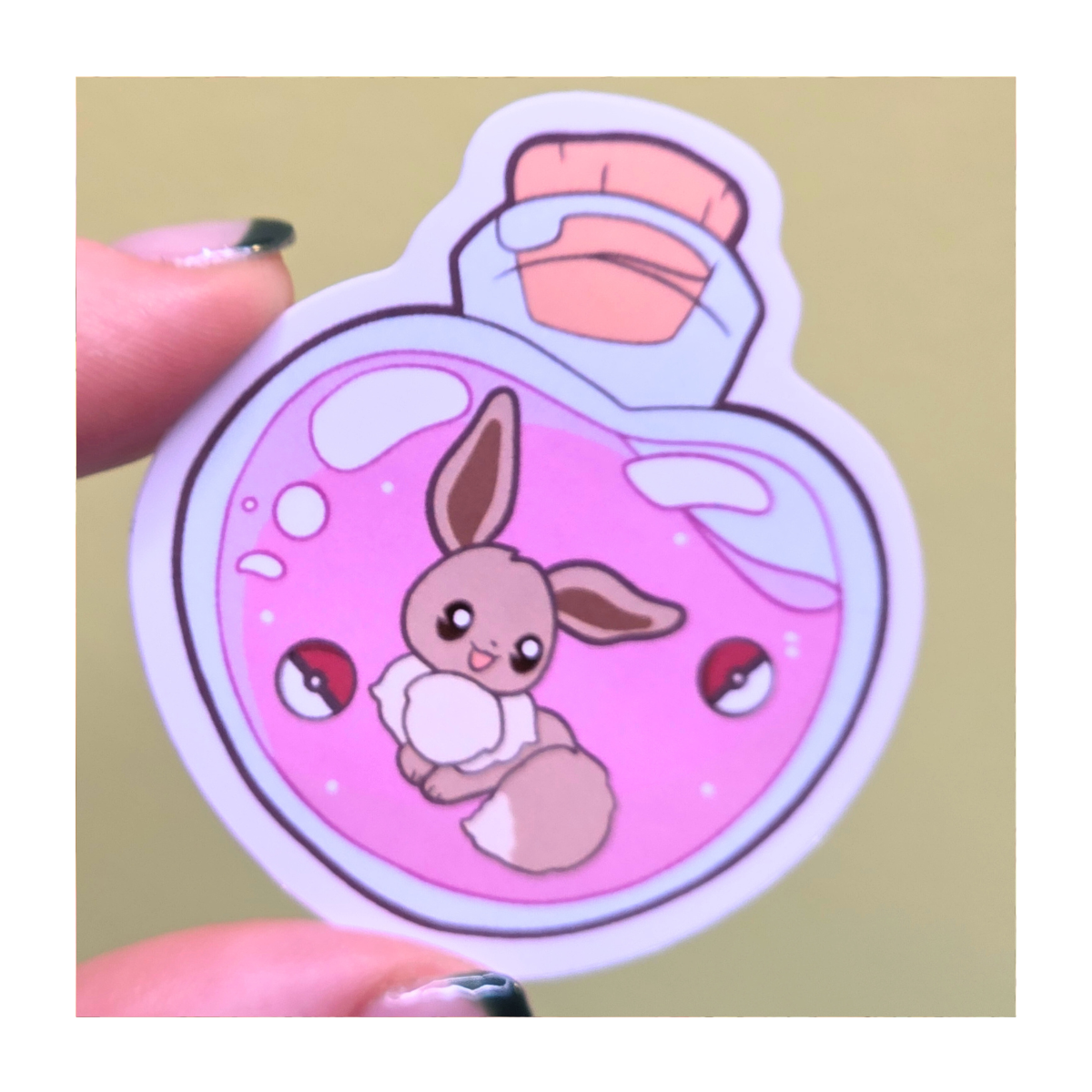 Eevee Potion Bottle Sticker