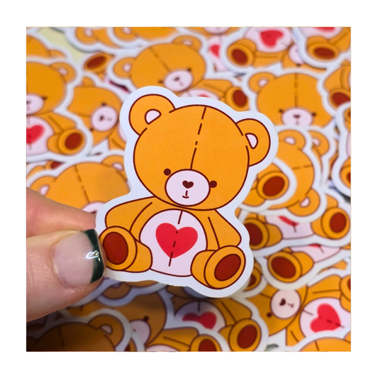 Tenderheart Bear Plushie Sticker