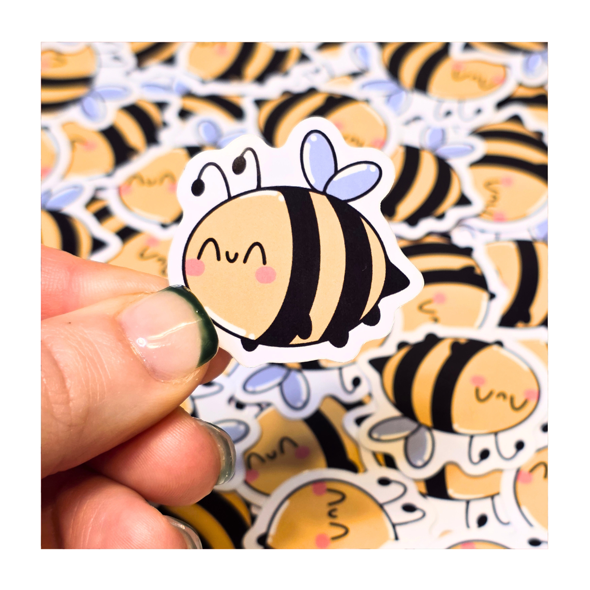 Happy Bee Sticker