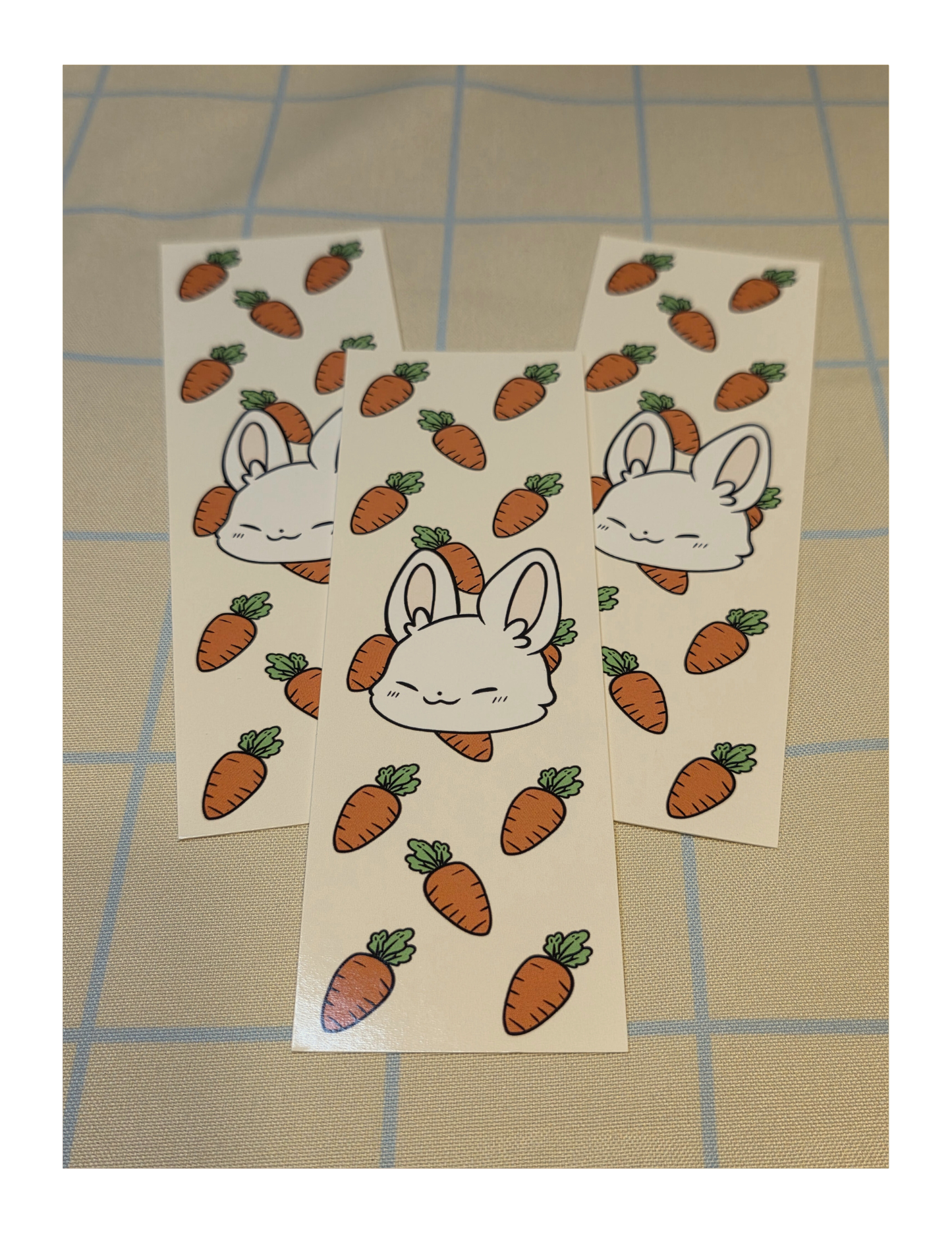Bun Bun and Carrots Bookmark