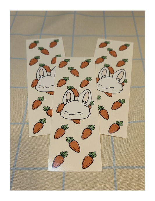 Bun Bun and Carrots Bookmark