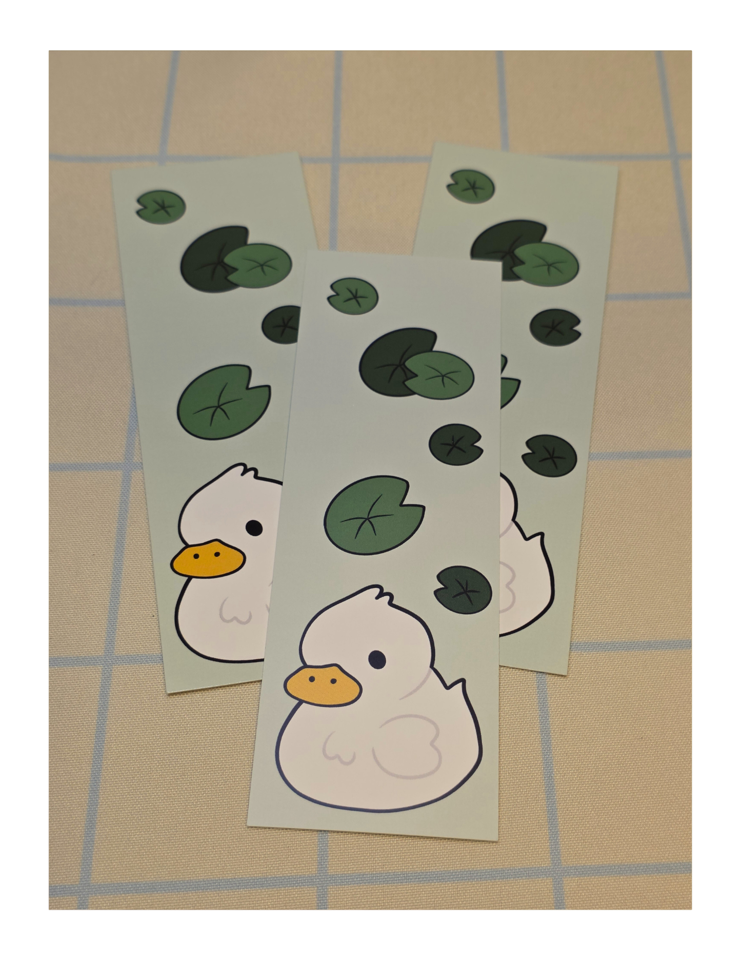 Duckie and Lilly Pads Bookmark