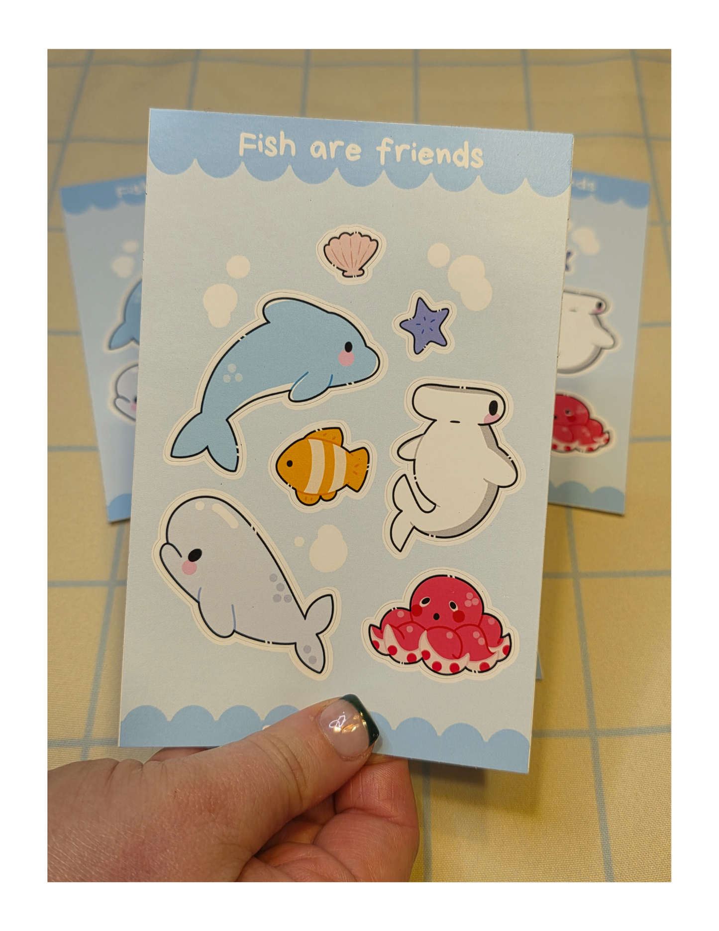 Fish Are Friends Sticker Sheets